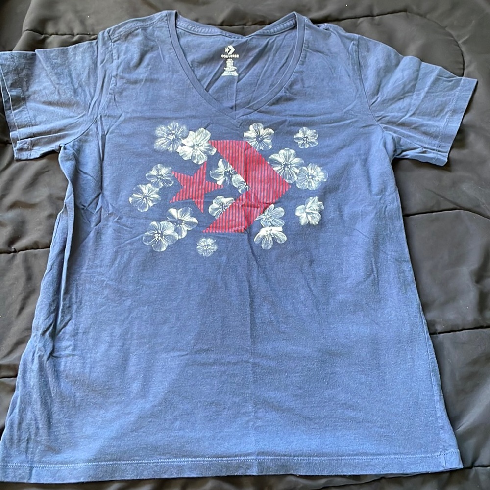 Blue converse shirt